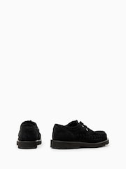 AllSaints Black Skiff Woven Shoes - Image 3 of 4