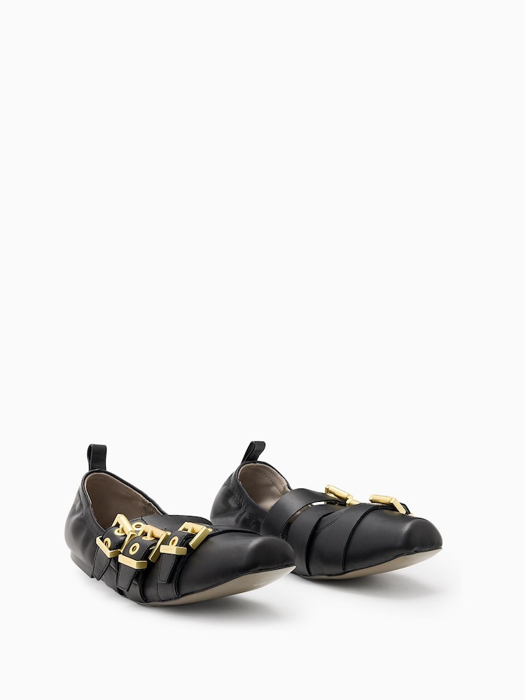AllSaints Black Aurora Shoes - Image 2 of 5