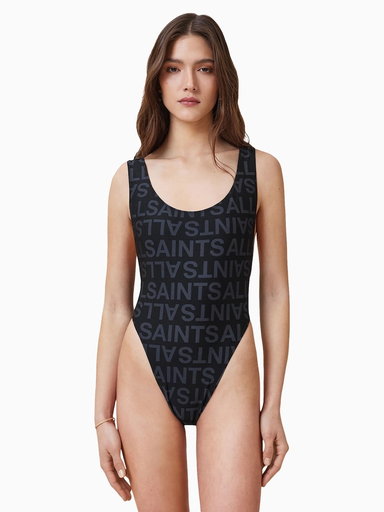AllSaints Black Cay As Swimsuit - Image 1 of 6