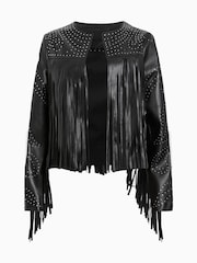 AllSaints Black Asta Jacket - Image 8 of 8