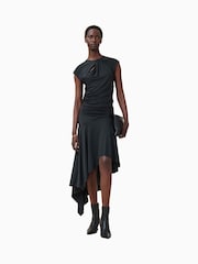 AllSaints Black Annalie Top - Image 1 of 9