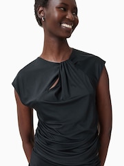 AllSaints Black Annalie Top - Image 3 of 9