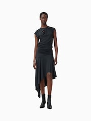 AllSaints Black Annalie Top - Image 4 of 9