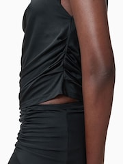 AllSaints Black Annalie Top - Image 5 of 9