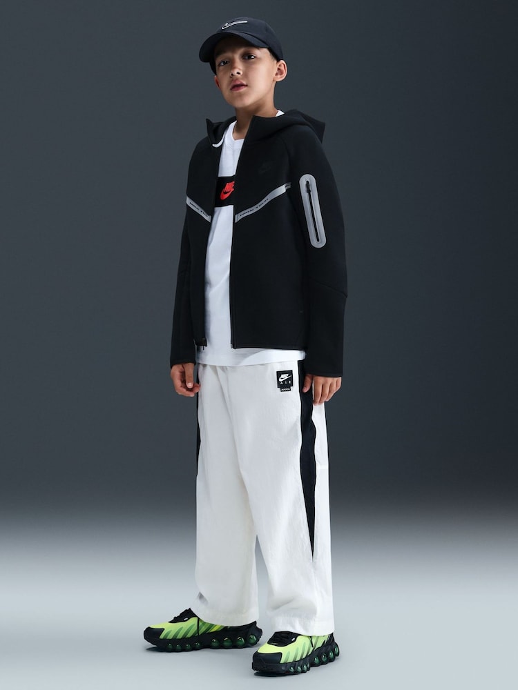 Nike Black Sportswear Tech Fleece Full Zip Hoodie - Image 2 of 7