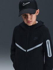 Nike Black Sportswear Tech Fleece Full Zip Hoodie - Image 4 of 7