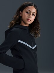Nike Black Sportswear Tech Fleece Full Zip Hoodie - Image 5 of 7