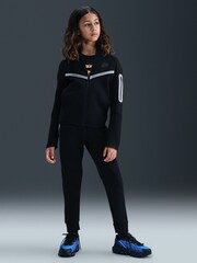 Nike Black Sportswear Tech Fleece Full Zip Hoodie - Image 6 of 7