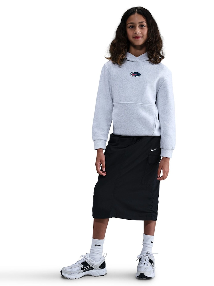 Nike Grey Birch Heather Hoodie - Image 1 of 7