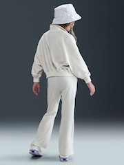 Nike Soft Pearl Sportswear Cosy Fleece Wide Leg Joggers - Image 2 of 5