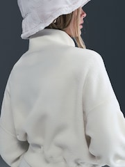 Nike Soft Pearl Sportswear Long Sleeve Cosy Fleece Half Fleece - Image 4 of 10