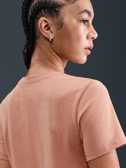 Nike Red Sportswear Club Essentials T-Shirt - Image 5 of 5
