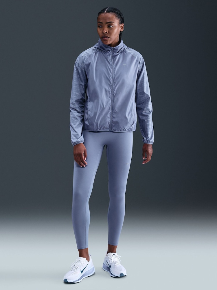 Nike World Indigo Blue Tempo Reflective DriFIT 7/8ths Leggings - Image 1 of 8 Nike World Indigo Blue Tempo Reflective DriFIT 7/8ths Leggings - Image 1 of 8