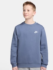 Nike World Indigo Blue Club Fleece Sweatshirt - Image 1 of 3