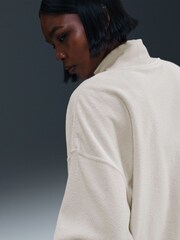 Nike Oversized Sportswear Phoenix Plush Cozy Long-Sleeve Mock-Neck Top - Bild 4 von 8