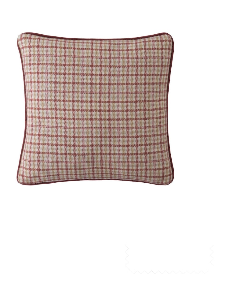 Laura Ashley Russet Padbury Check Cushion - Image 5 of 5