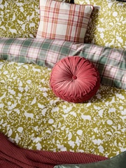 Laura Ashley Olive Green Litten Duvet Cover and Pillowcase Set - Image 3 of 5