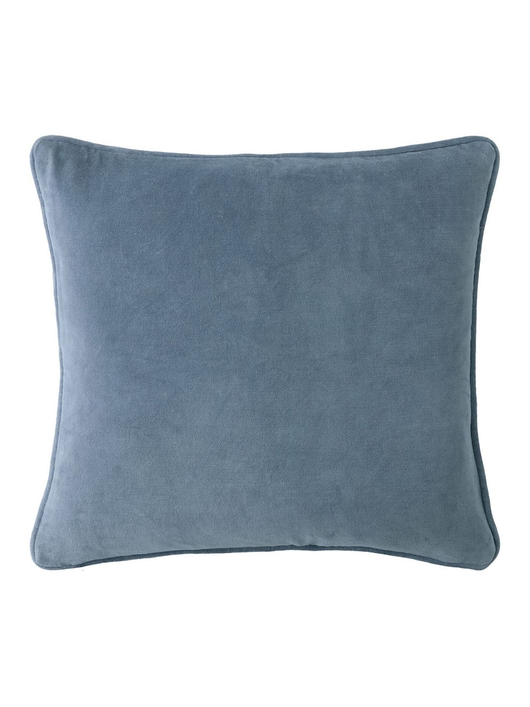 Laura Ashley Chambray Blue Braysmith Toile Cushion - Image 6 of 6