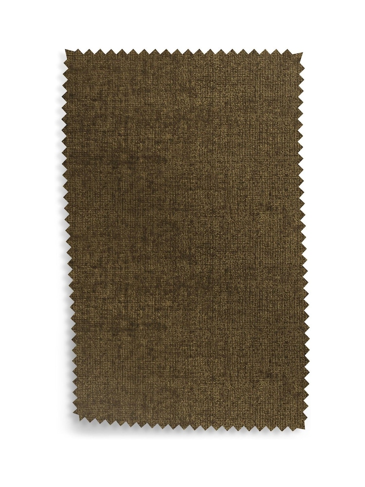 Plush Chenille Moss Green Delia 4 Seater Sofa - Image 11 of 11