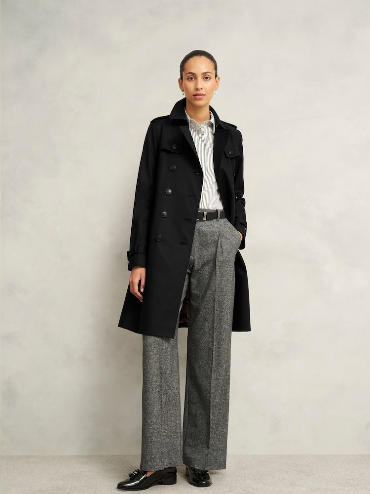 Hobbs Black Skylar Trench Coat - Image 1 of 3