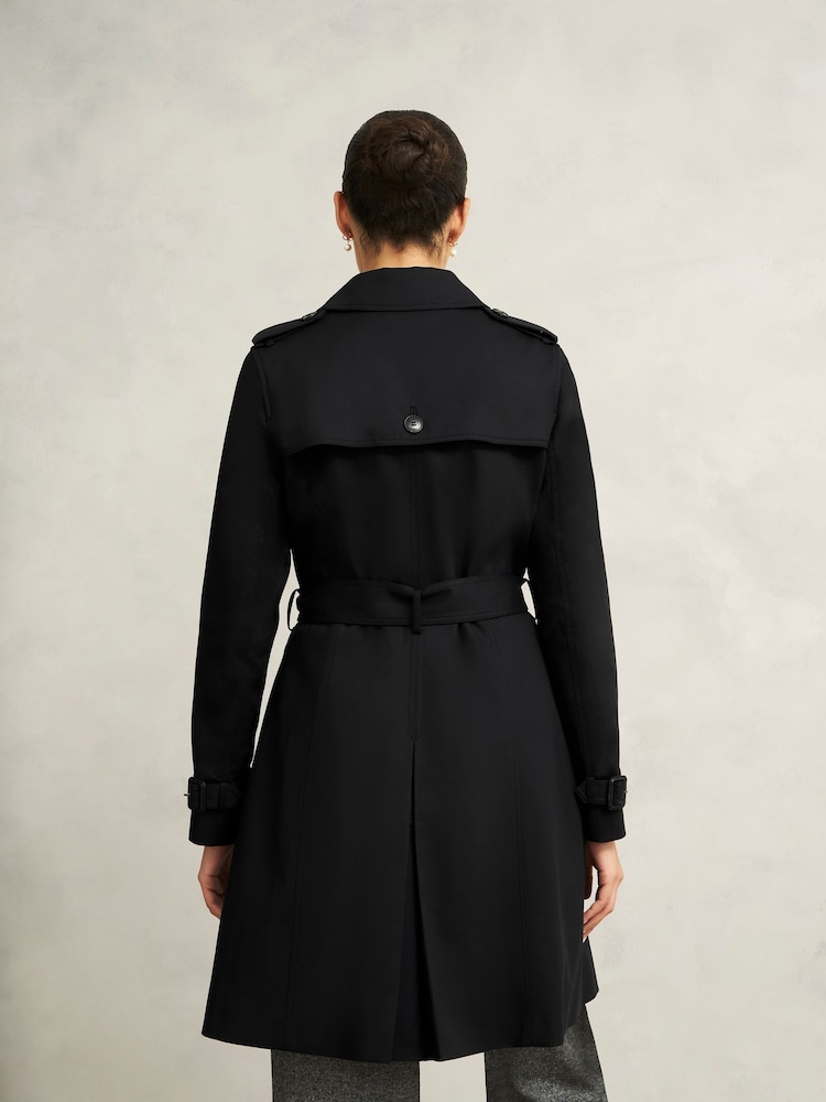Hobbs Black Skylar Trench Coat - Image 2 of 3