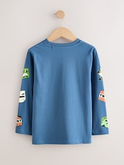 Blue Minecraft Long Sleeve T-Shirt (3-16yrs) - Image 2 of 4