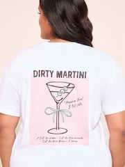 Friends Like These Green Curve Martini Nightwear Set - Image 2 of 5