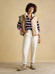 Ναυτικό μπλε και ροζ Ριγέ - Joules Lara Boxy Fit Rugby Πουκάμισα - Εικόνα 7 του 11