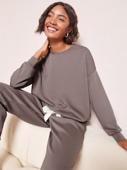 Friends Like These Grey Premium Contrast Nightwear Top - Image 1 of 4