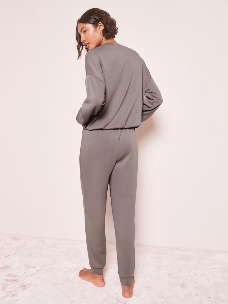 Friends Like These Grey Premium Contrast Nightwear Top - Image 4 of 4