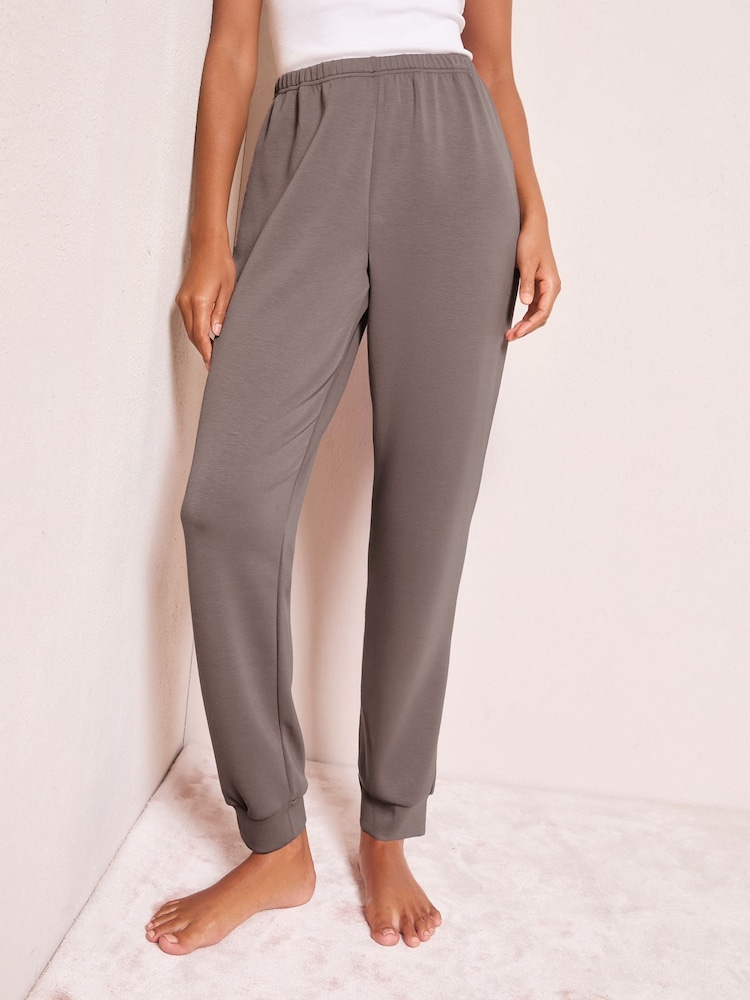 Friends Like These Grey Premium Nightwear Jogging Pyjama Bottoms - Image 1 of 4
