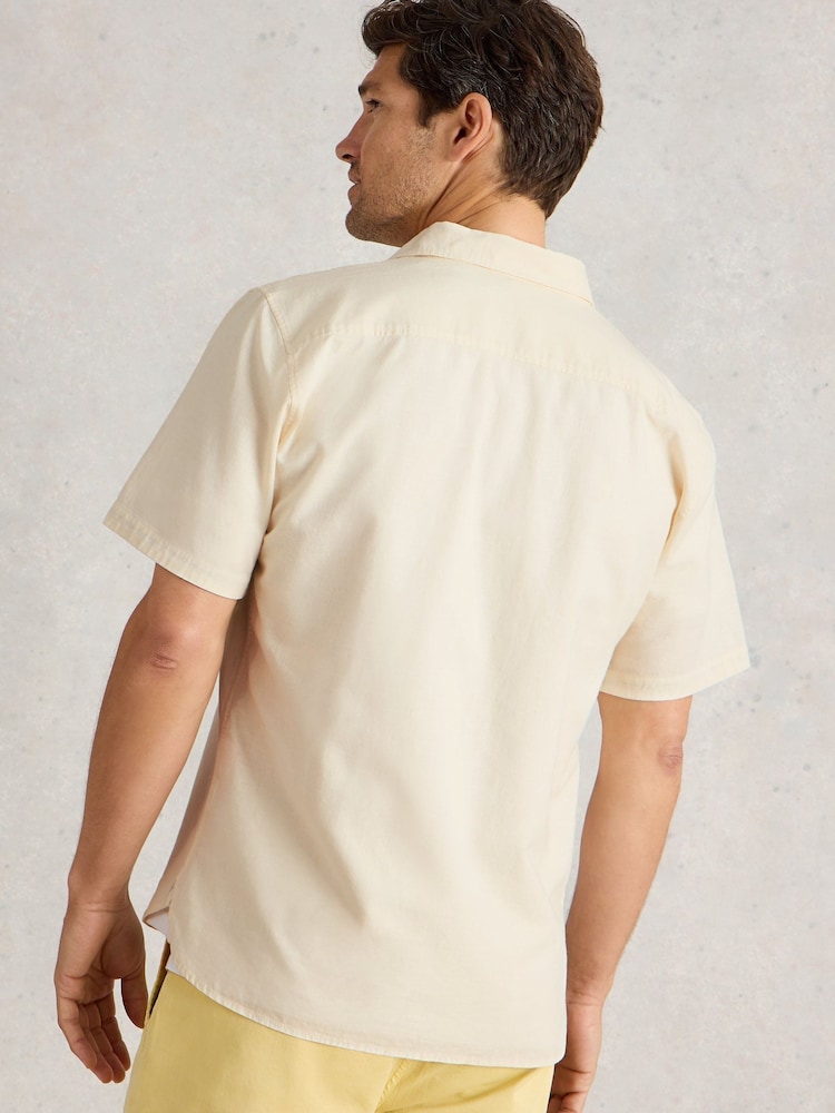 White Stuff Natural Ely Short Sleeve Shirt - Image 2 of 6