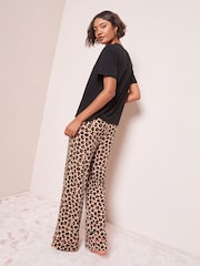 Friends Like These Brown Wild Night In Pyjamas Set - Image 4 of 4