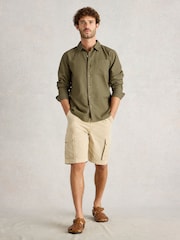 White Stuff Green Ely Long Sleeve Shirt - Image 1 of 6
