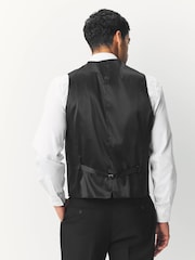 BOSS Black Chrome Slim Fit Tailored Waistcoat - Image 2 of 5