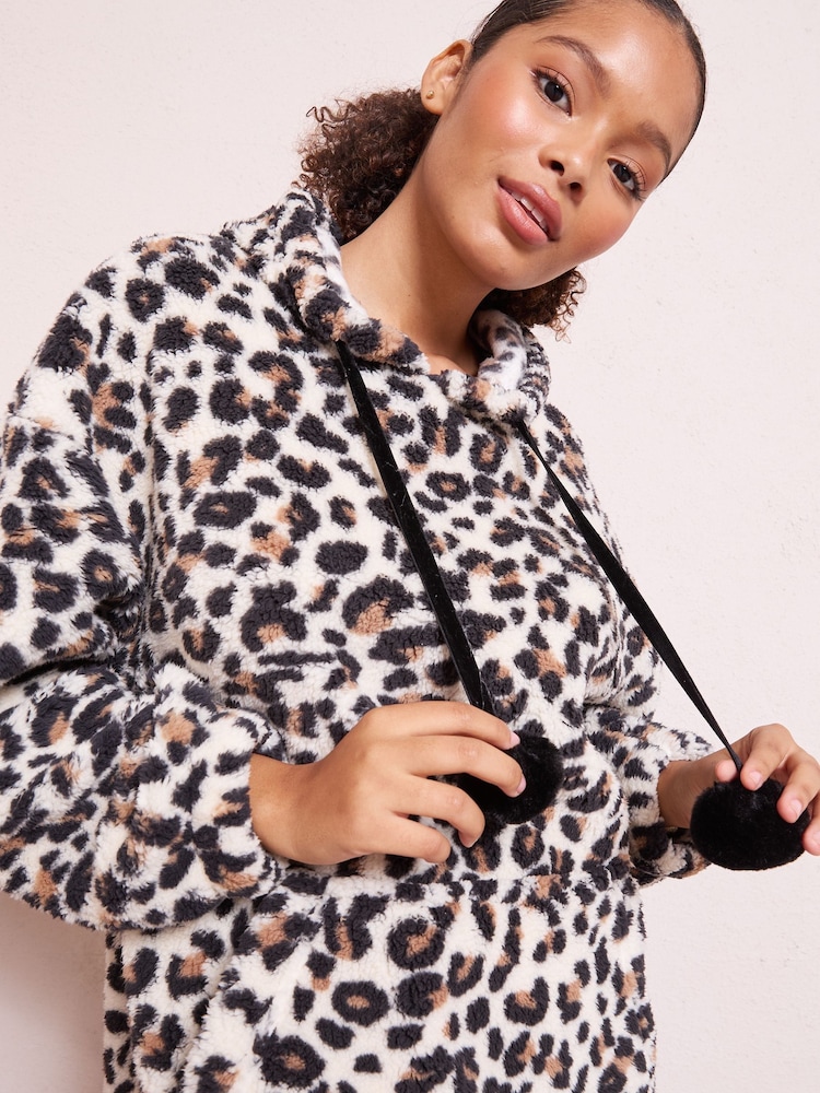 Friends Like These Leopard Print Snoodie - Image 2 of 4