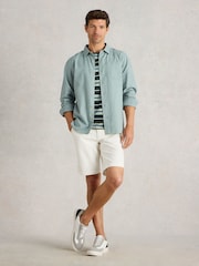 White Stuff Blue Sky Ely Long Sleeve Shirt - Image 1 of 6