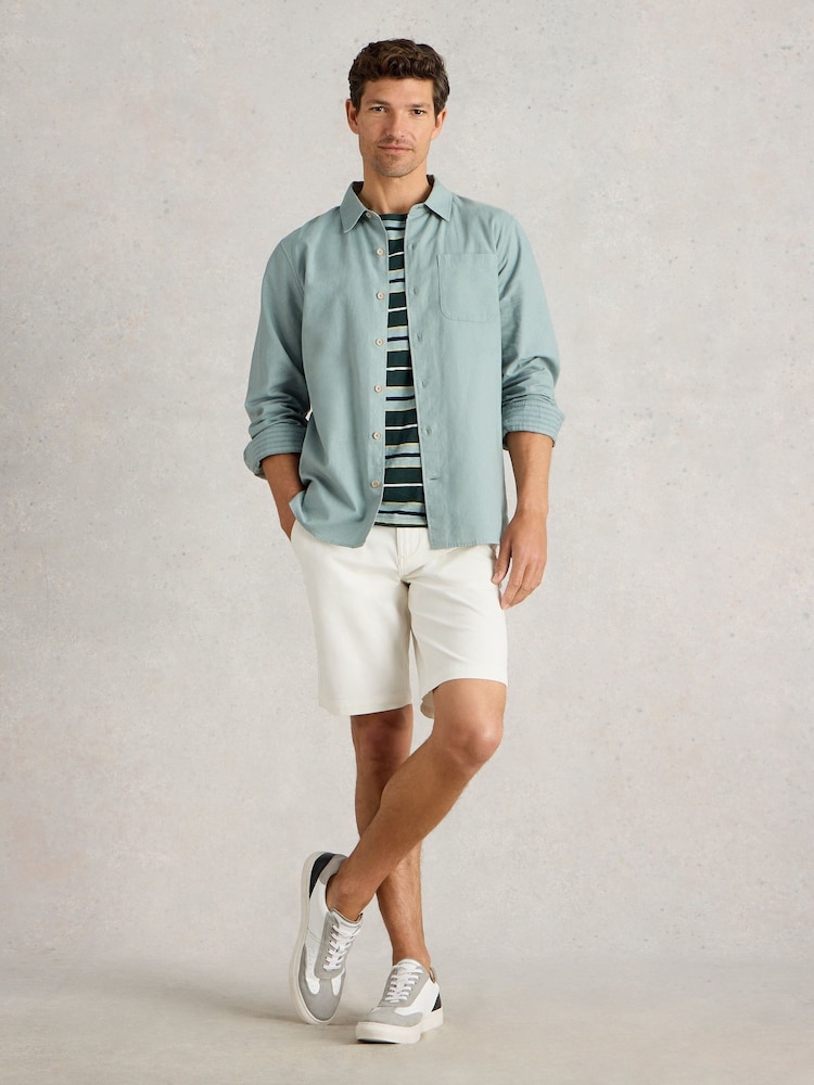 White Stuff Blue Sky Ely Long Sleeve Shirt - Image 1 of 6 White Stuff Blue Sky Ely Long Sleeve Shirt - Image 1 of 6