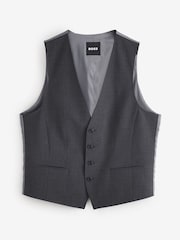 BOSS Grey Single Breasted Buttoned Waistcoat - Image 1 of 1