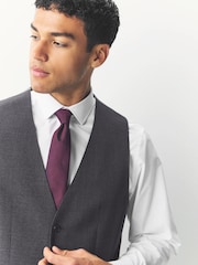 Gris claro - BOSS Slim Fit Tailored Waistcoat - Imagen 3 de 5