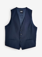 BOSS Blue Single Breasted Buttoned Waistcoat - Image 1 of 1
