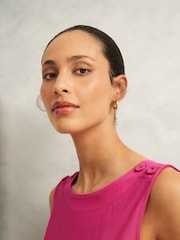 Hobbs Pink 100% Cotton Maddy Top - Image 3 of 4