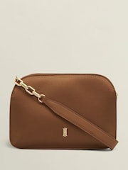 Hobbs Brown Milan Clutch Bag - Image 1 of 3