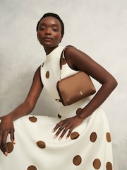 Hobbs Brown Milan Clutch Bag - Image 2 of 3