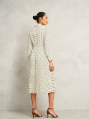 Hobbs White Larina Dress - Image 2 of 4