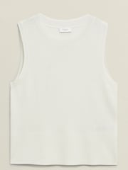 Hobbs White Aubrey Knitted Vest Top - Image 4 of 4