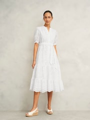 Hobbs White Rosanna Dress - Image 1 of 4
