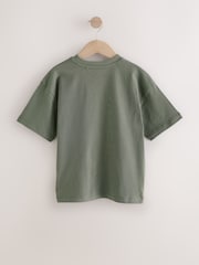 Khaki Oasis Band T-Shirt (3-16yrs) - Image 2 of 4