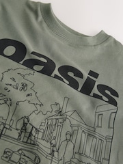 Khaki Oasis Band T-Shirt (3-16yrs) - Image 3 of 4