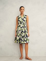 Hobbs Blue Bea Dress - Image 1 of 4